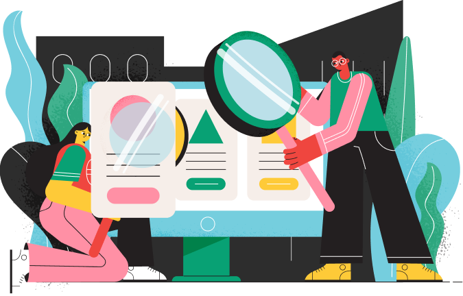 Reverse phone lookup illustration